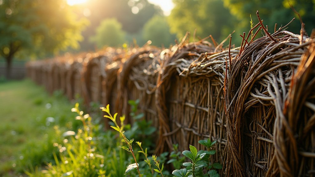 rustic wind diffusing garden panels