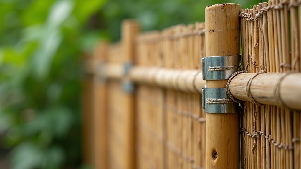secure bamboo panel installation