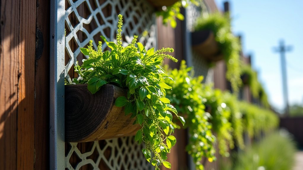 secure vertical garden supports