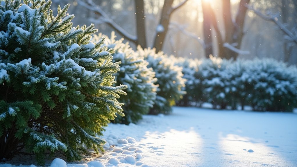 snow resistant hedge species selection