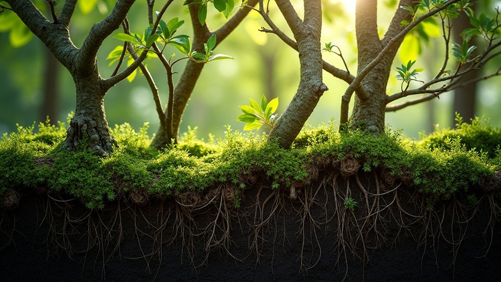 soil thermal stability hedgerows