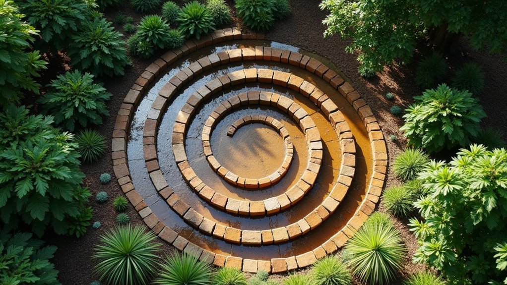 spiral gardens optimize water management