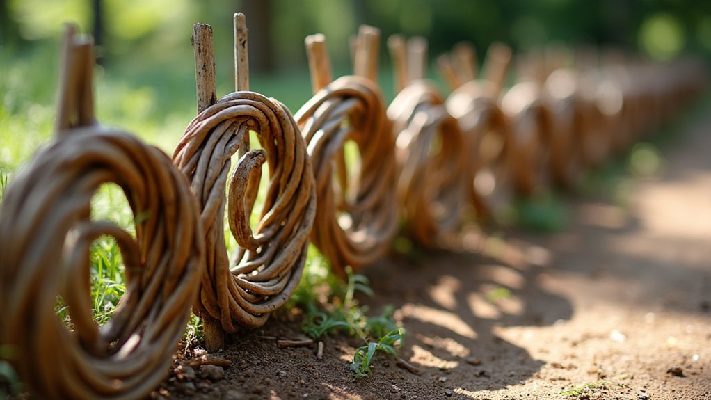 spiral twist fence technique