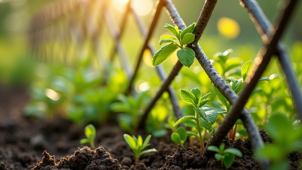 spring growth fence care