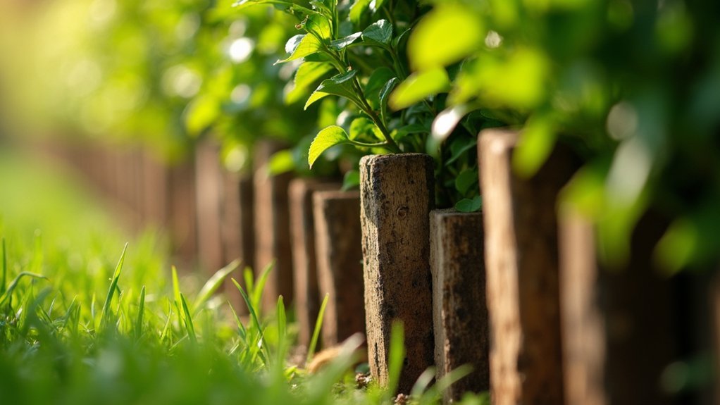 stakes support yorkshire hedges