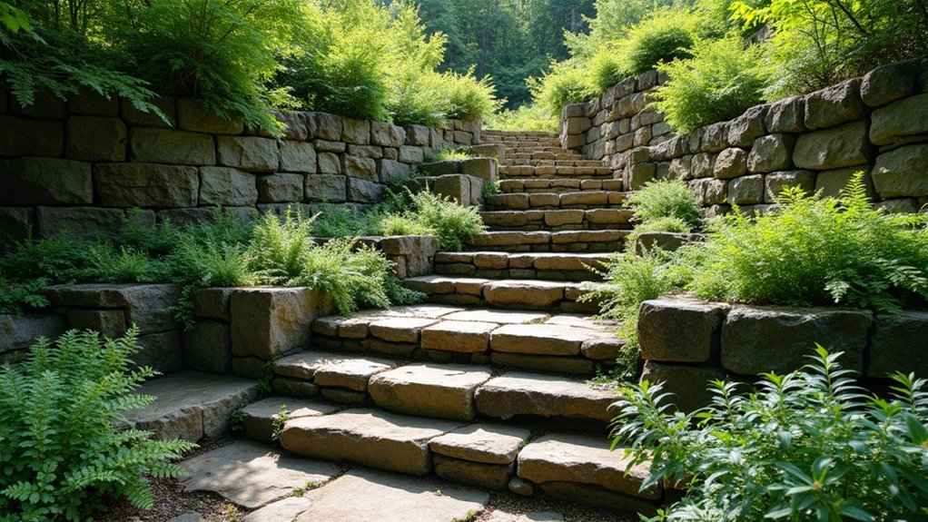 stone and greenery harmony