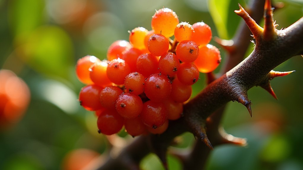 stunning berries defensive spines