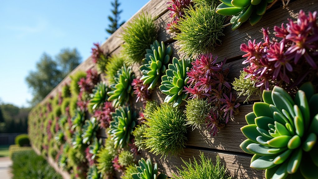 succulents and native plants
