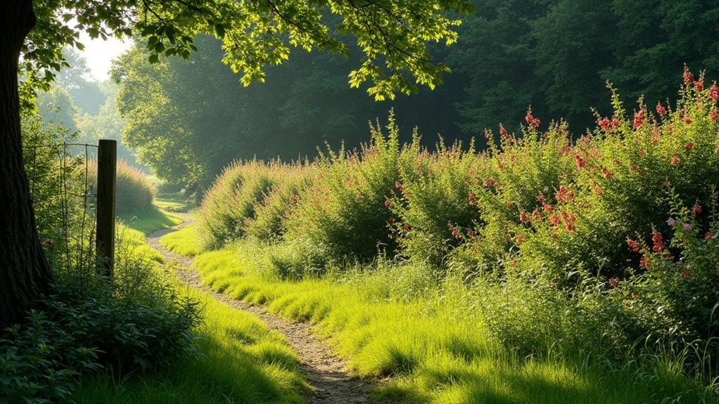 sustainable low maintenance natural barriers