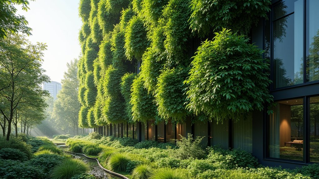 sustainable urban living walls