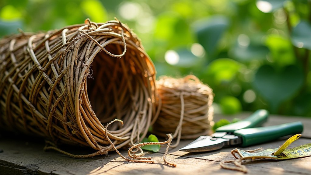 sustainable wattle fence materials