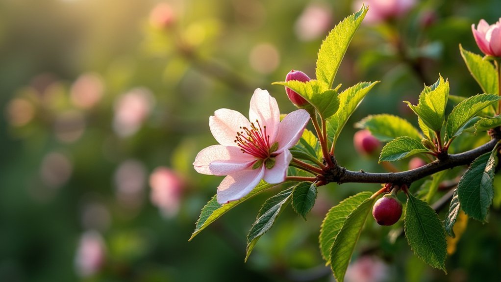temperature affects flowering timing