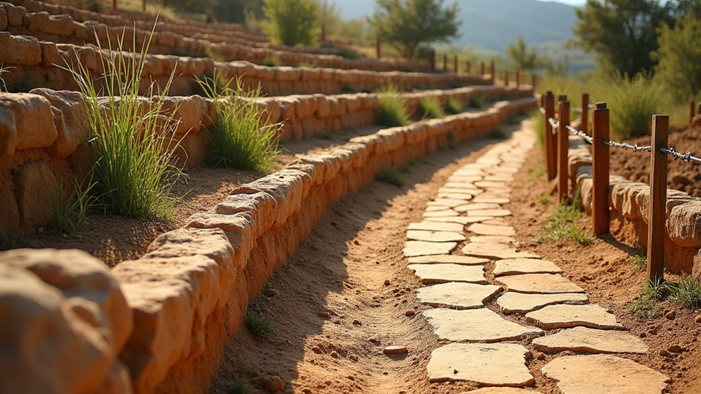 terrace fence drought maintenance