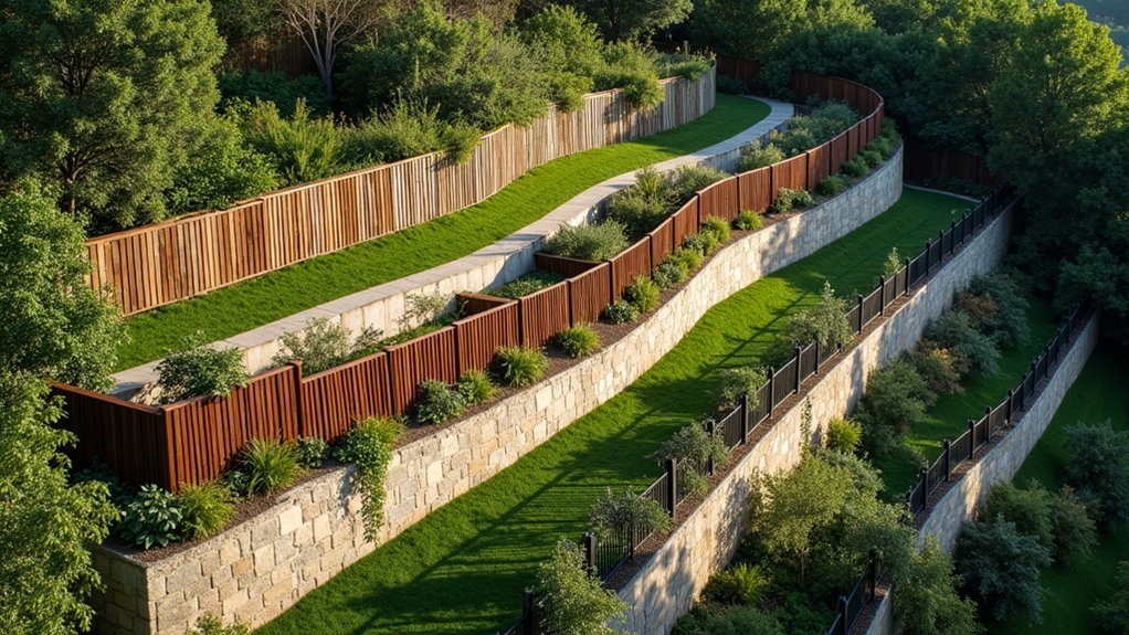 5 Best Terraced Fence Materials For Stepped Landscapes
