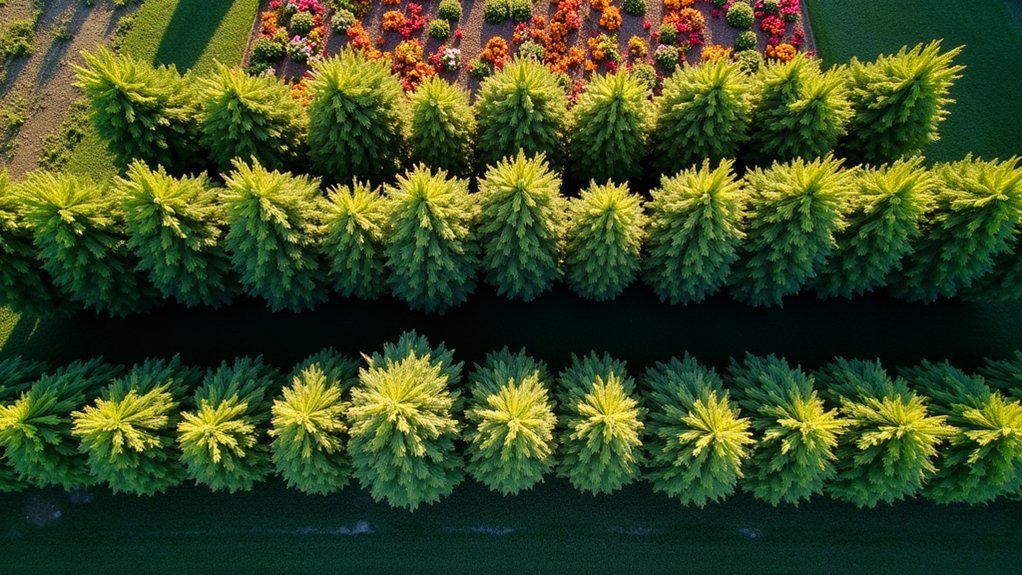three tier windbreak system