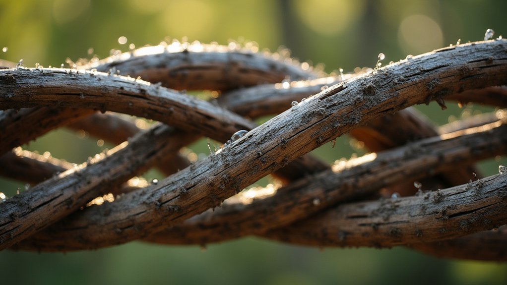 timeless wattle fence construction