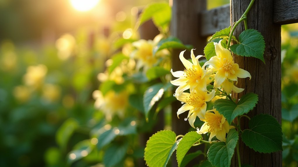 train honeysuckle vines properly