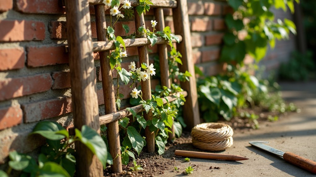 trellis installation for jasmine