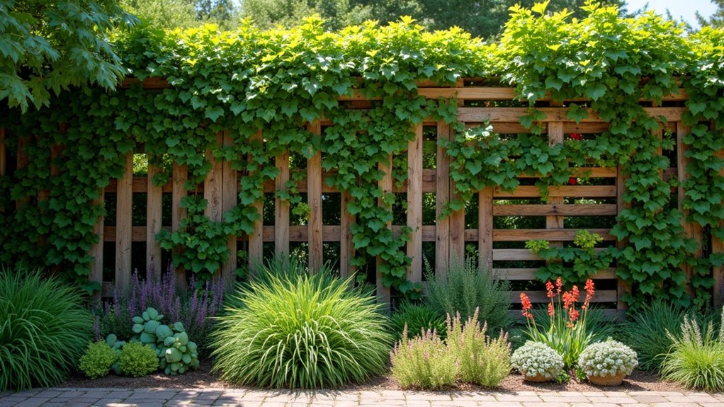 unconventional living fence options