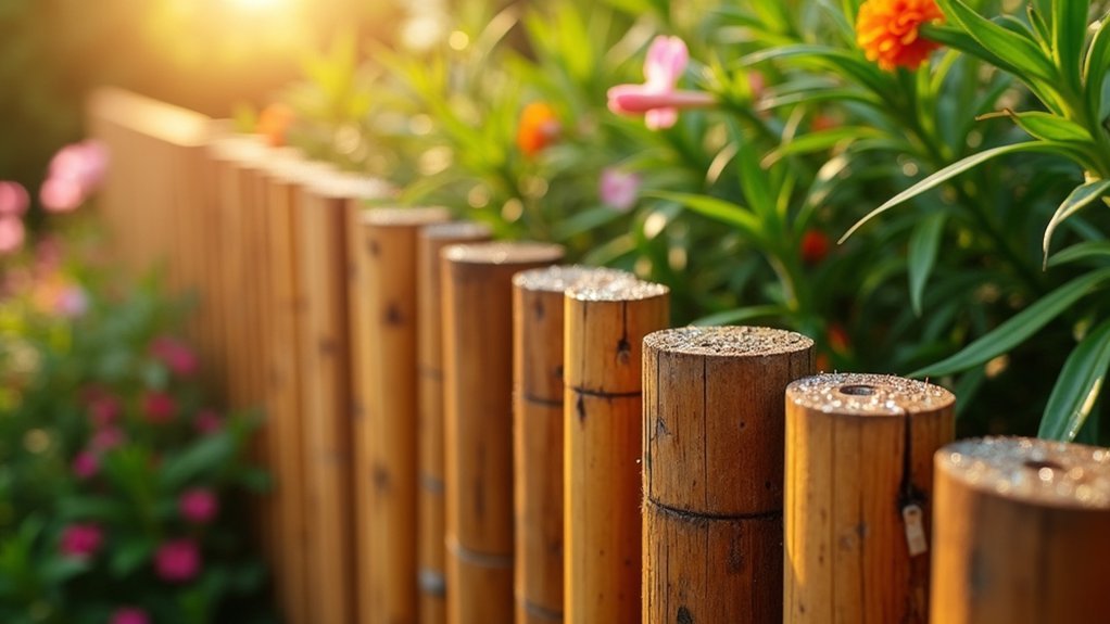 versatile weather proof bamboo fencing