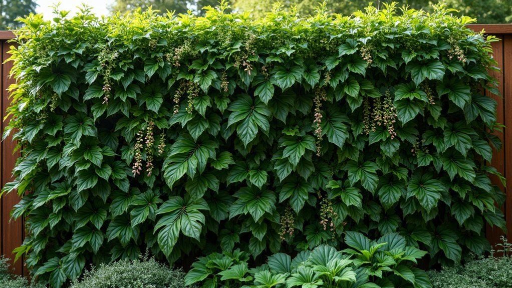 vertical garden fence construction