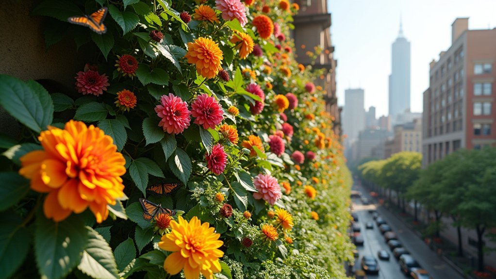 vertical gardens protect pollinators
