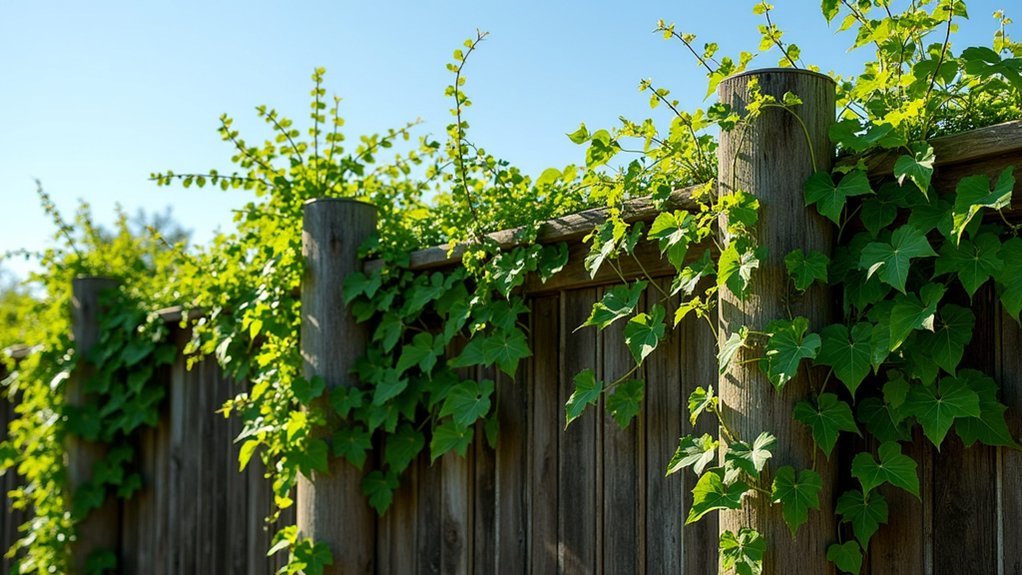 vertical support for vines