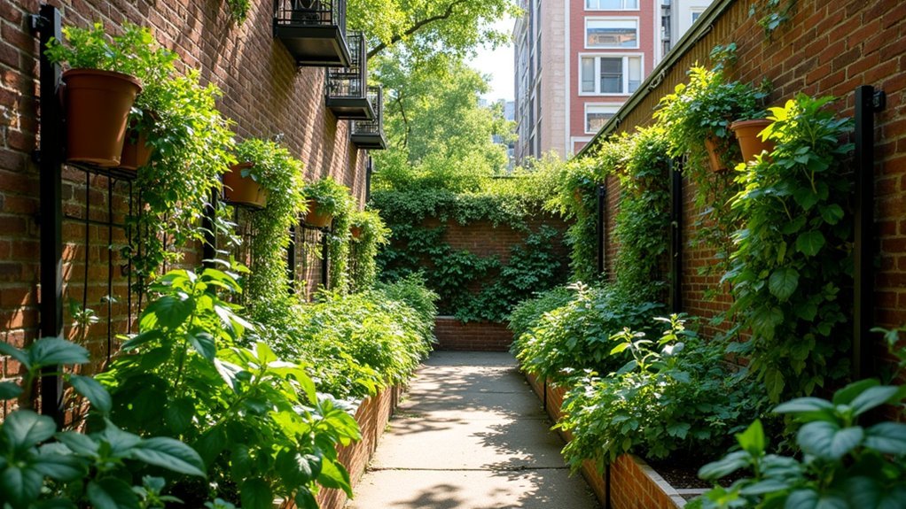 vertical urban garden boundaries