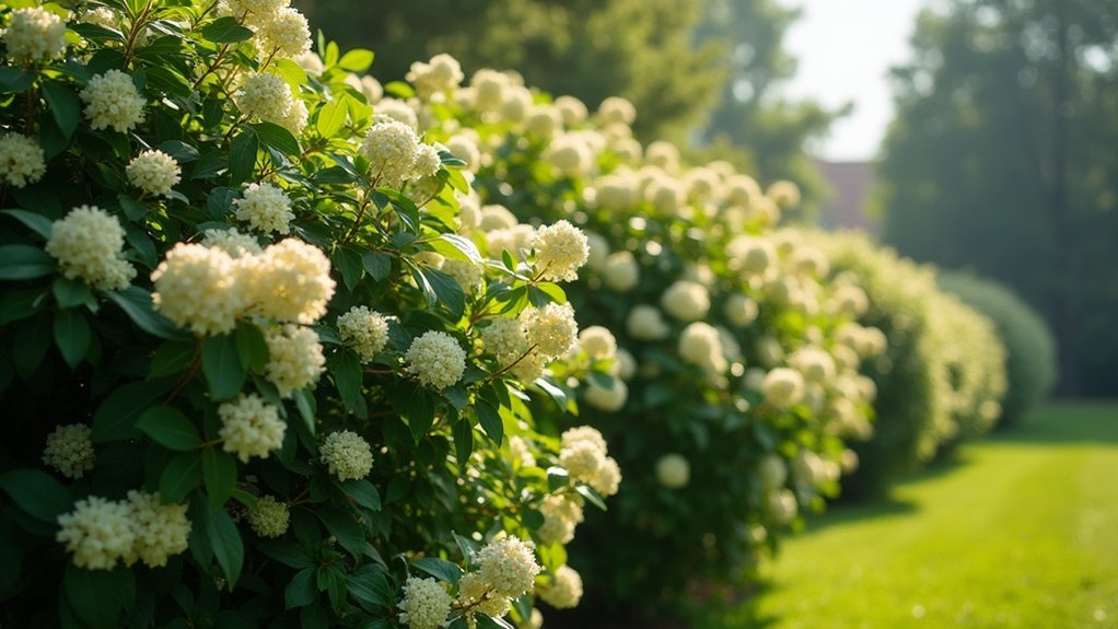 viburnum sound absorbing privacy shrubs