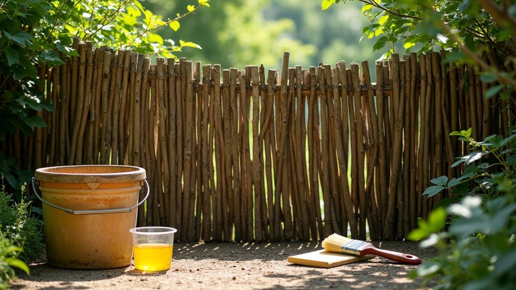 wattle fence maintenance techniques