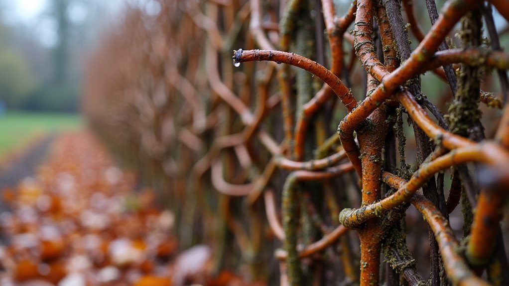 wattle fencing for winter