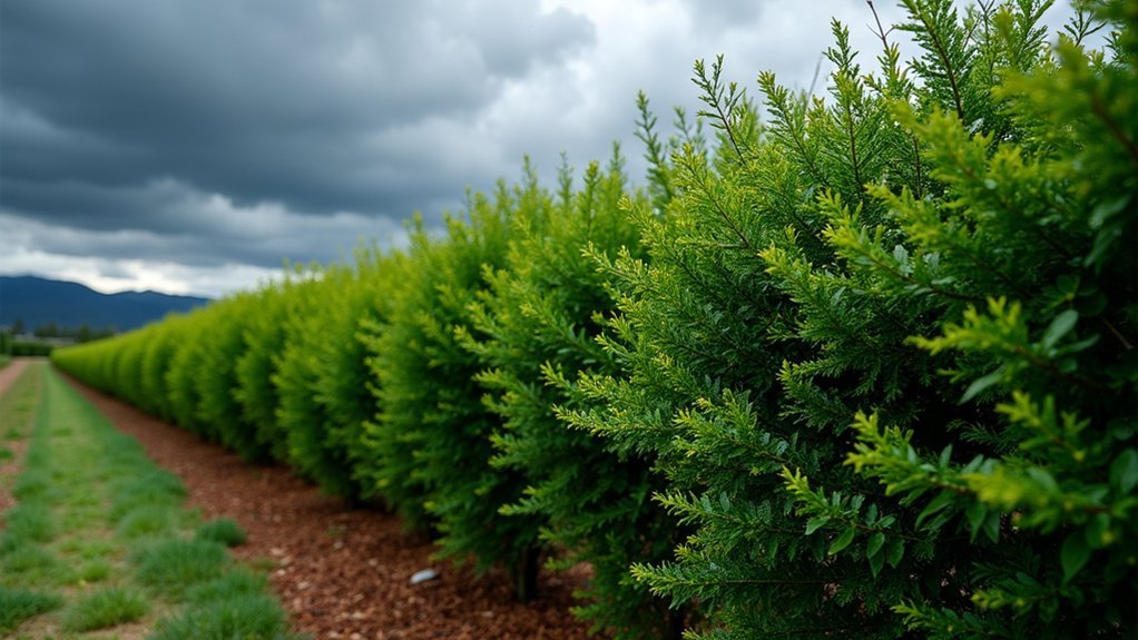 weather resilient privacy hedges
