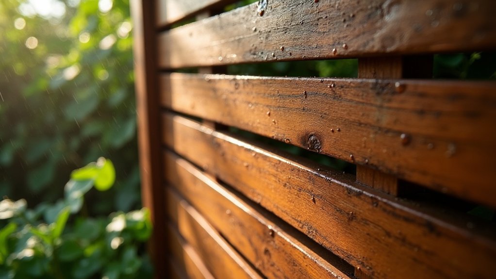 weatherproof your privacy screen