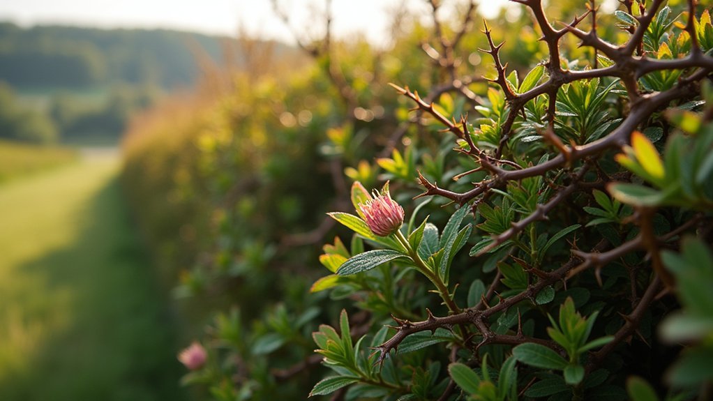 wildlife friendly defensive hedges