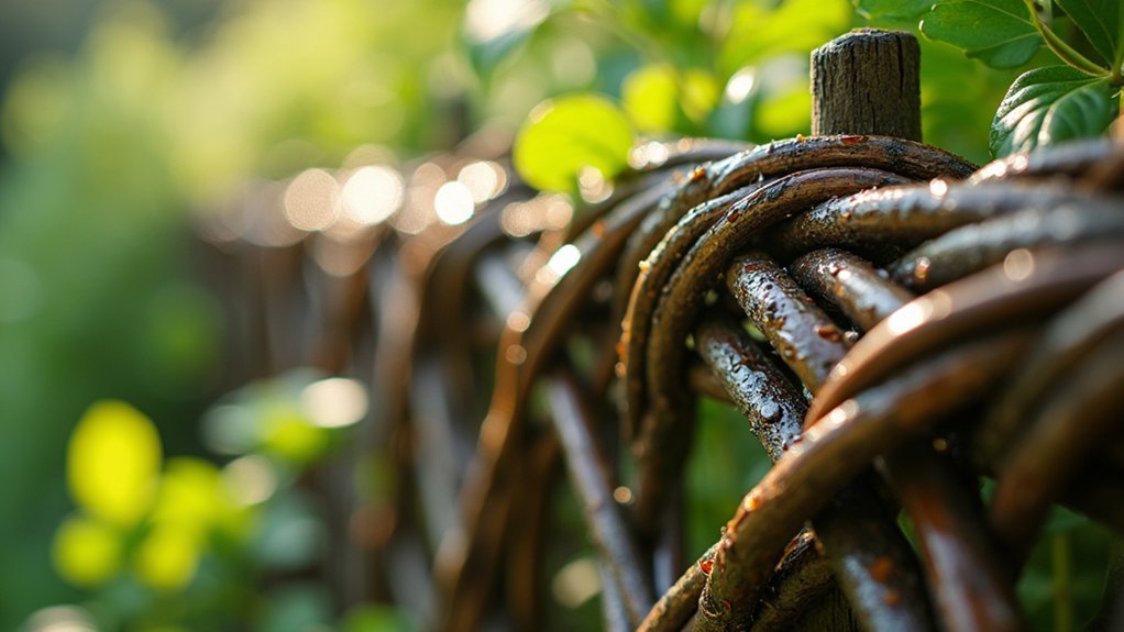 willow fence weather protection