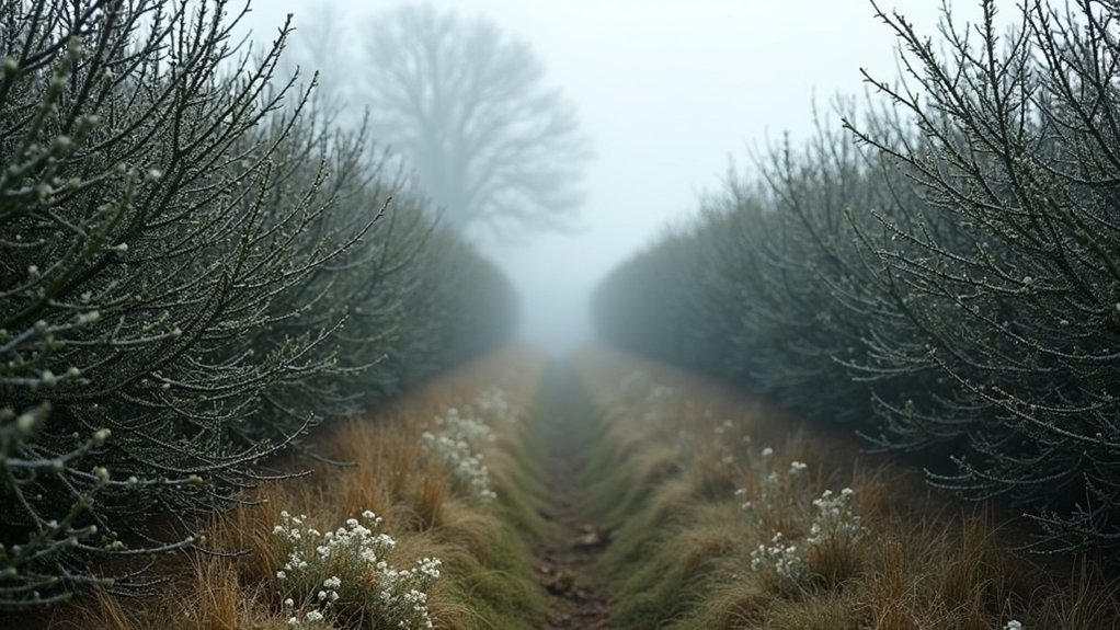 winter flowering defensive barrier