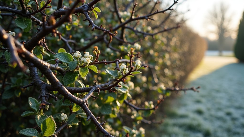 winter hardy defensive hedge