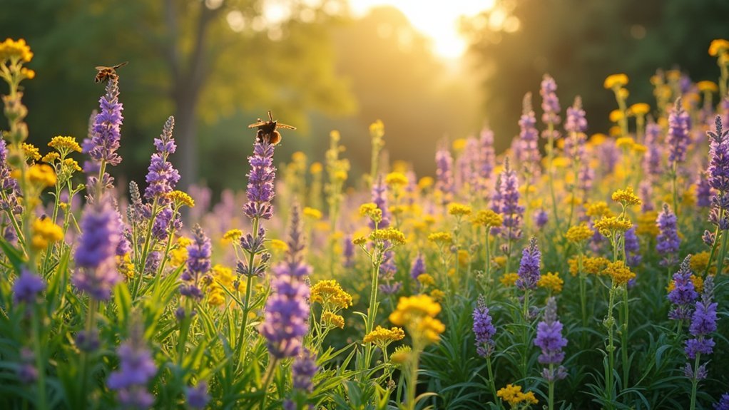 year round pollinator support garden