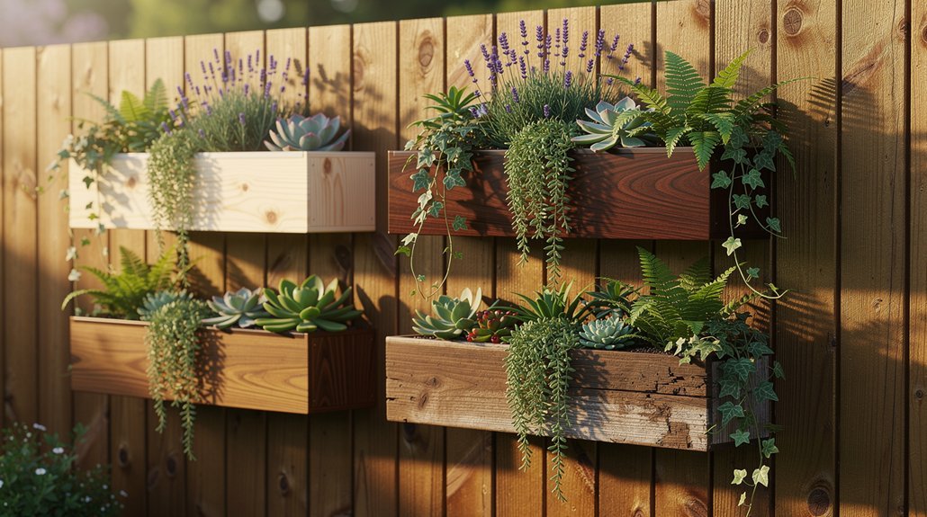 10 Best Fence-Mount Planter Boxes for Natural Wood Garden Fences in 2026